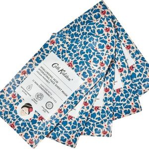 New Cath Kidston 5 Hydrating Vegan Face Masks Set